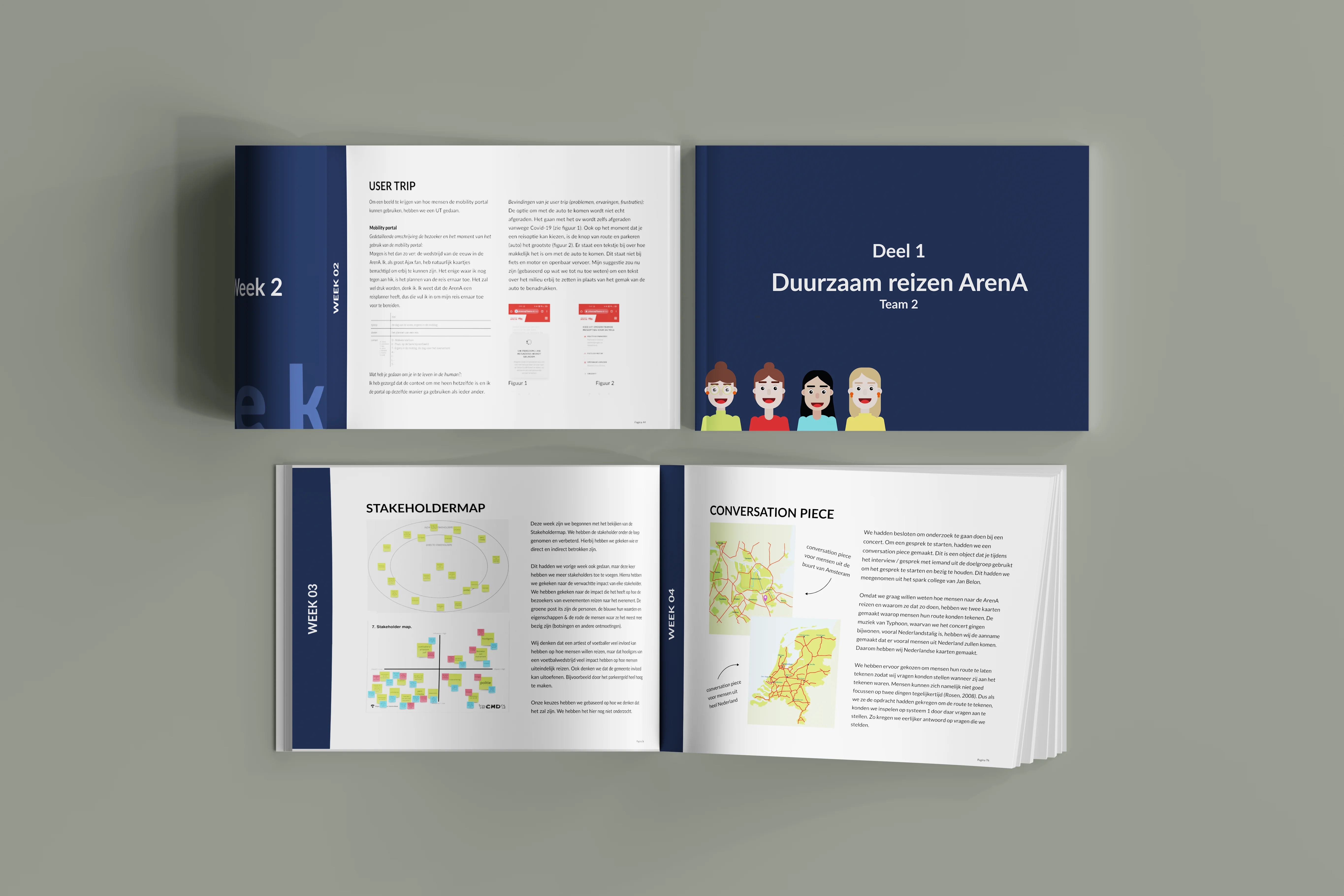 Example of the beginning of the project result