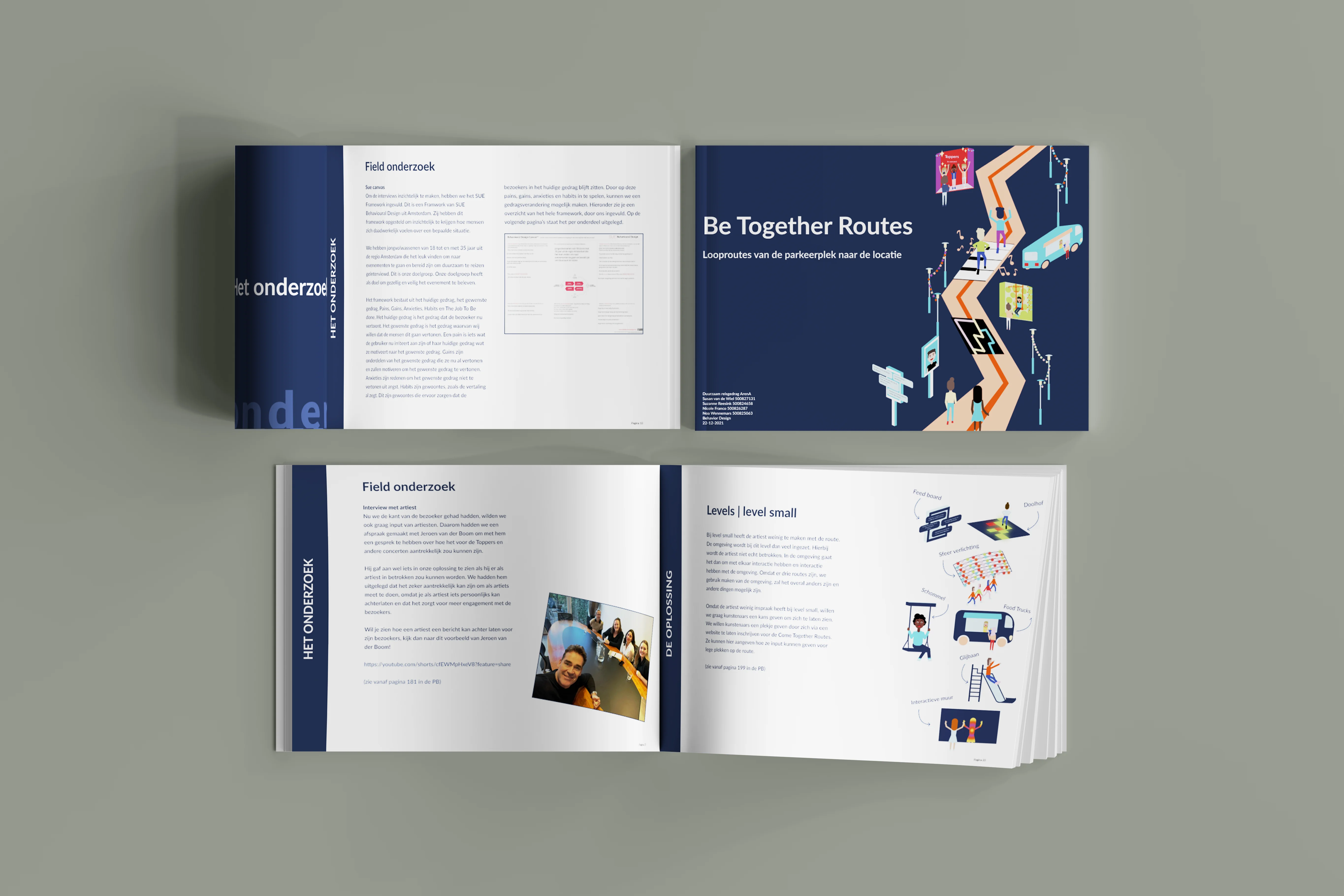 Example of the middle of the project result